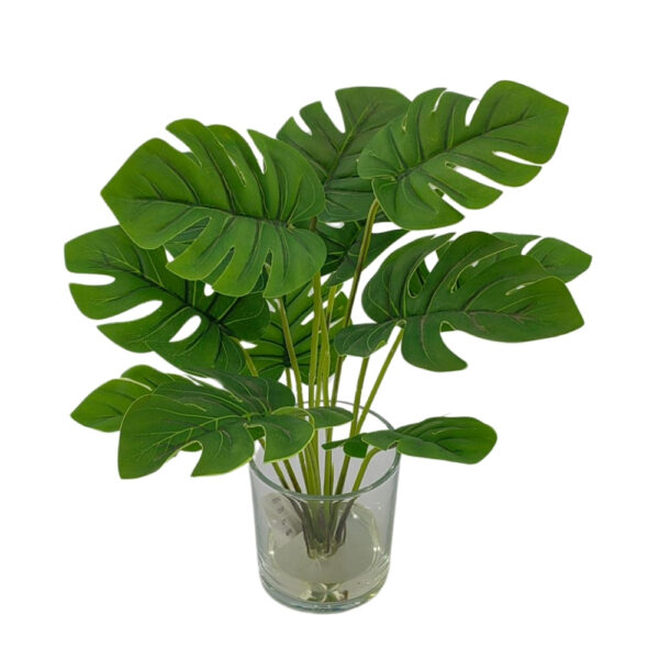 Faux water Artificial tropical plants