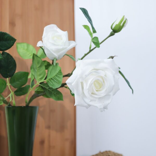 Artificial White Roses Bulk