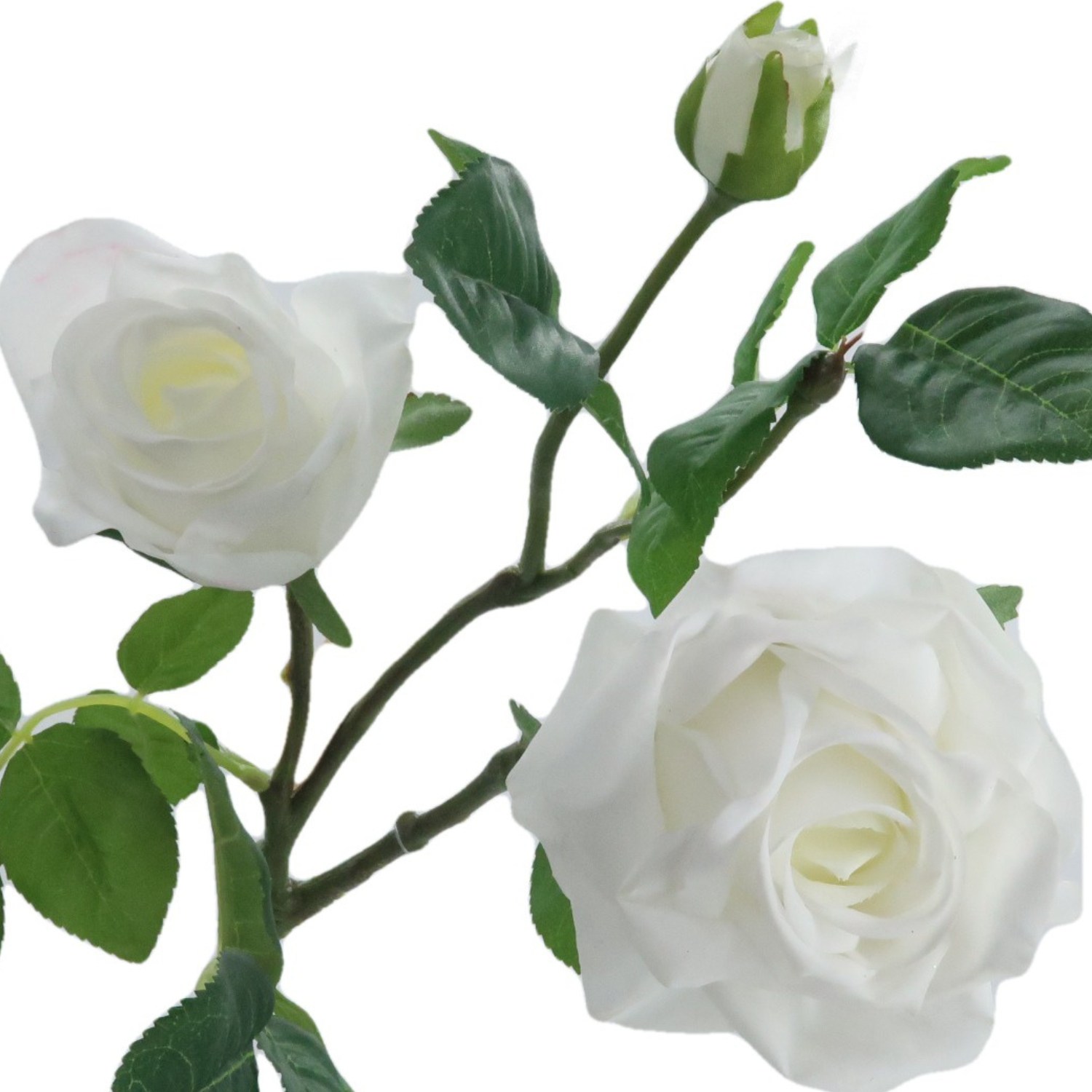 Artificial White Roses Bulk