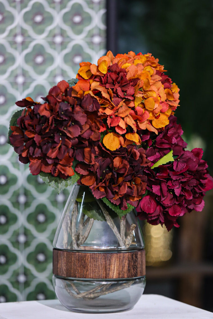 Artificial Silk Hydrangea Flowers