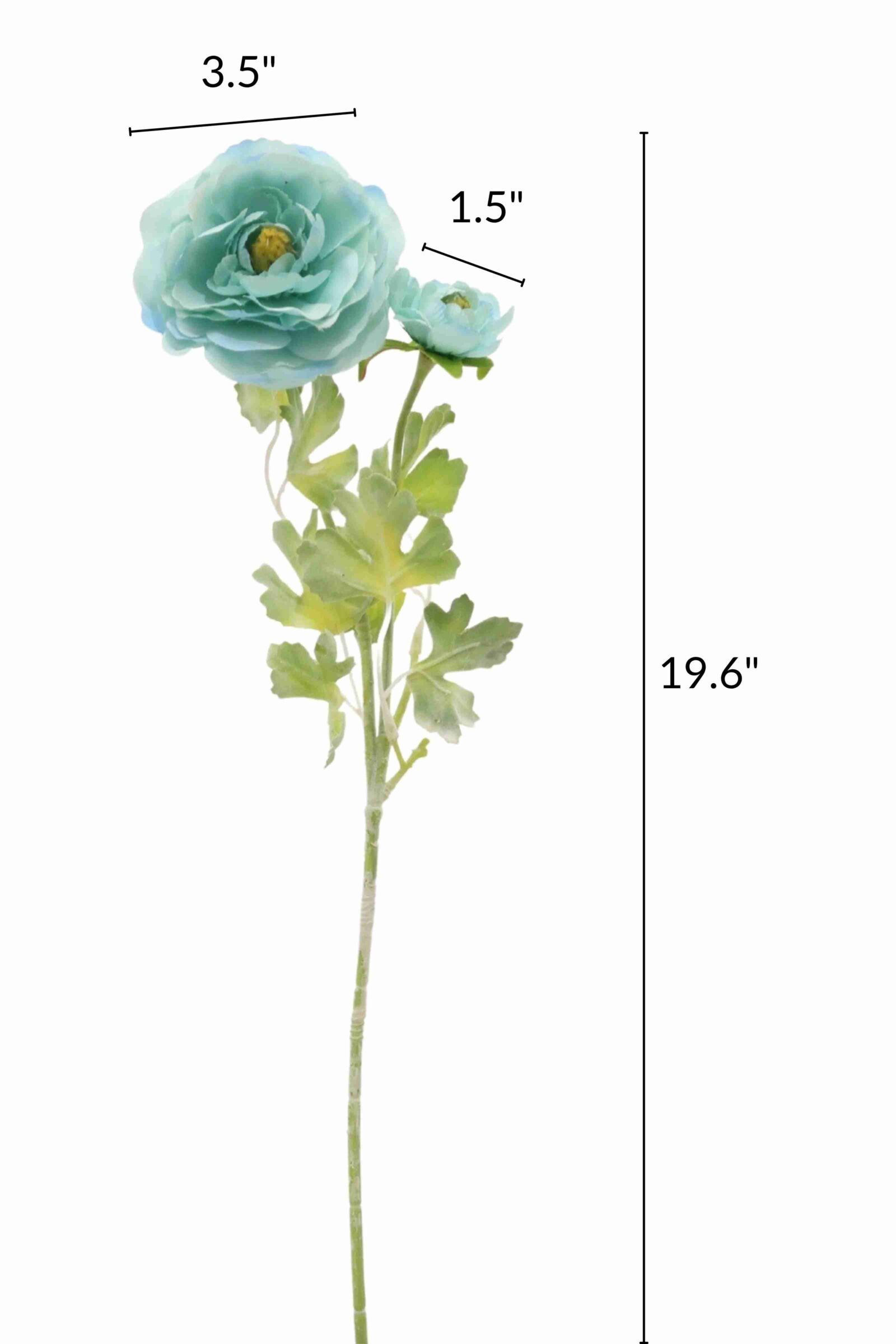 15 Colors Ranunculus Artificial Flower with Bud-19.6" - Image 8