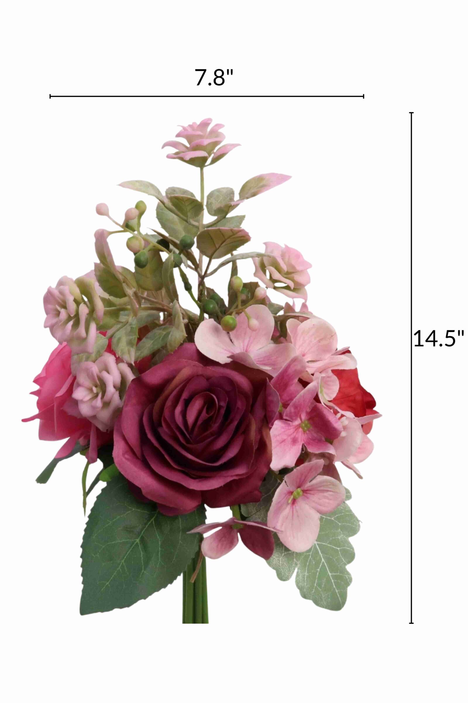 Artificial Rose and Hydrangea