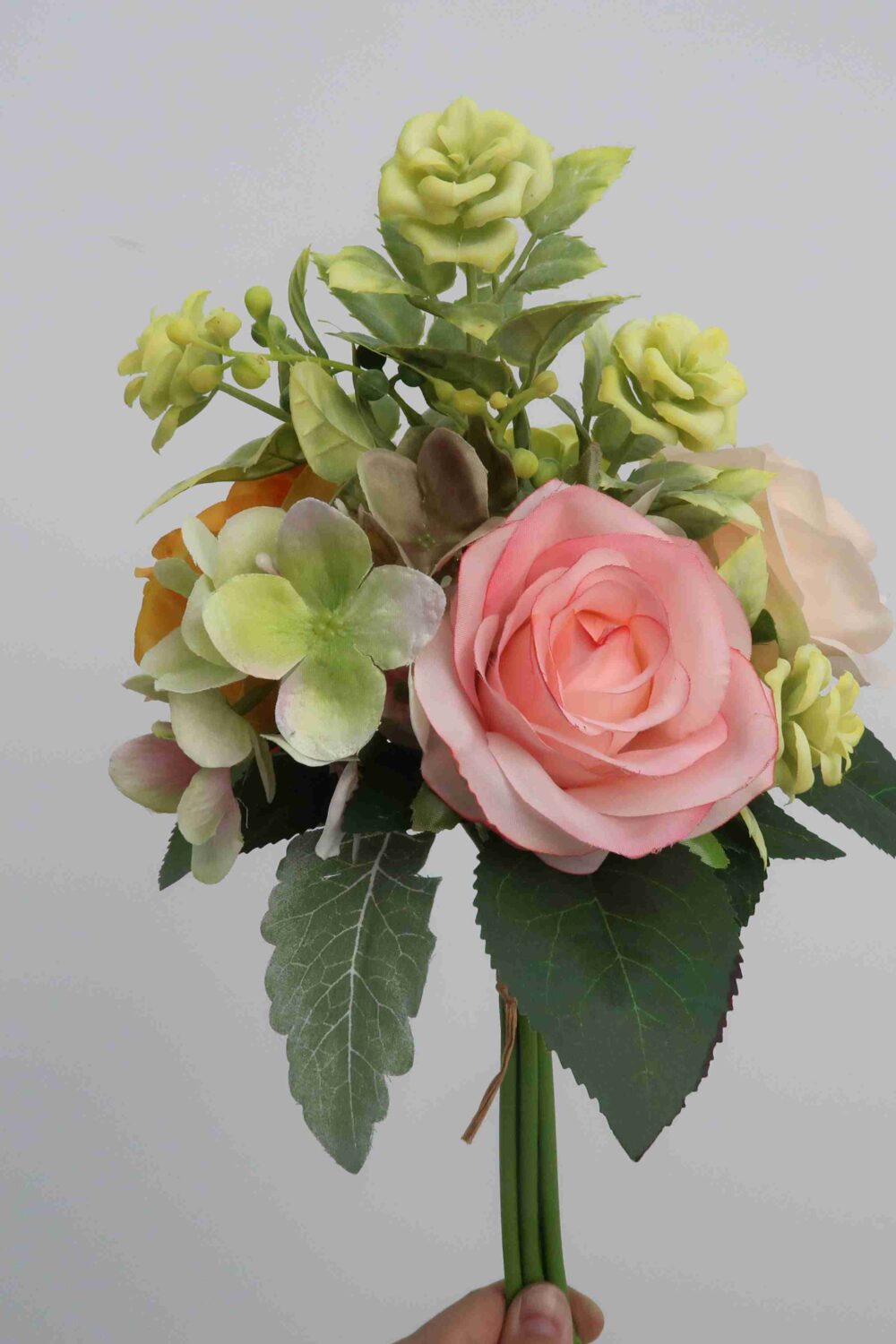 Artificial Rose and Hydrangea Flower