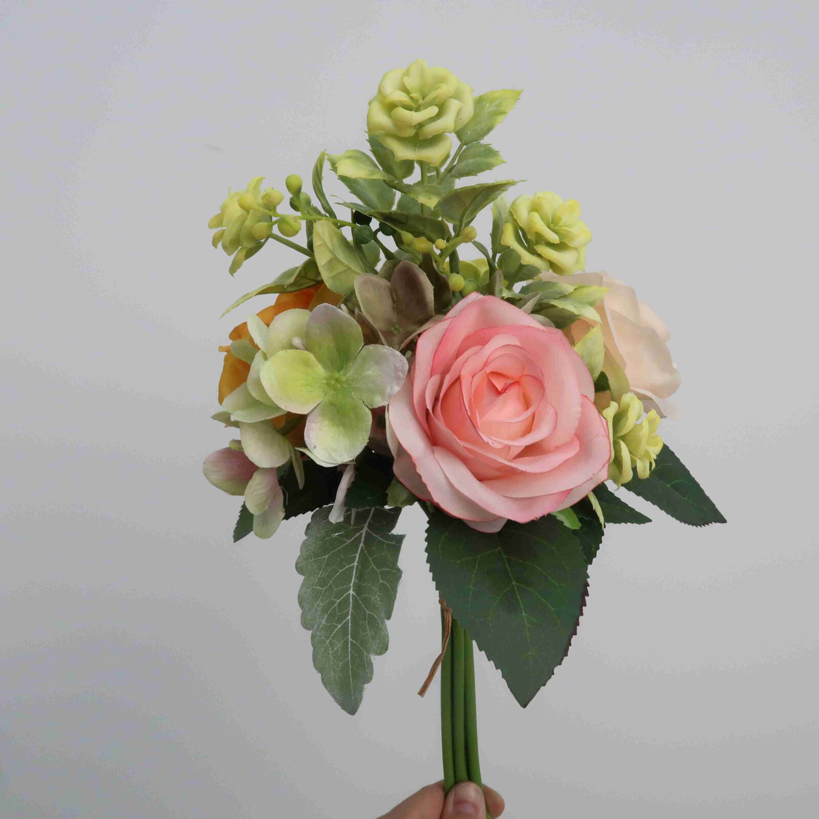 Artificial Rose and Hydrangea Flower