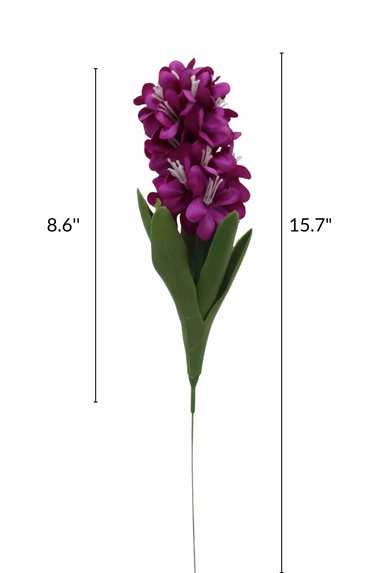 6 Colors Faux Hyacinth Flower Stems-15.7'' - Image 6